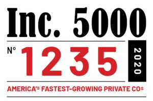Recognition of Inc. 5000 with number 1235 as part of graphic
