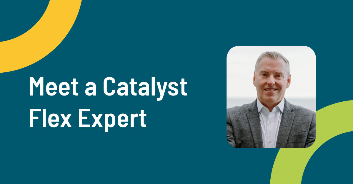 Meet a Catalyst Flex Expert graphic with Craig McIlloney's headshot.