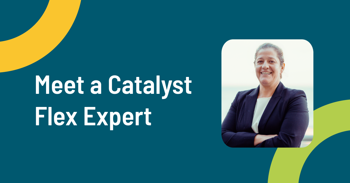 Catalyst Experts graphic with professional photo of Svetlana Kolchinsky.