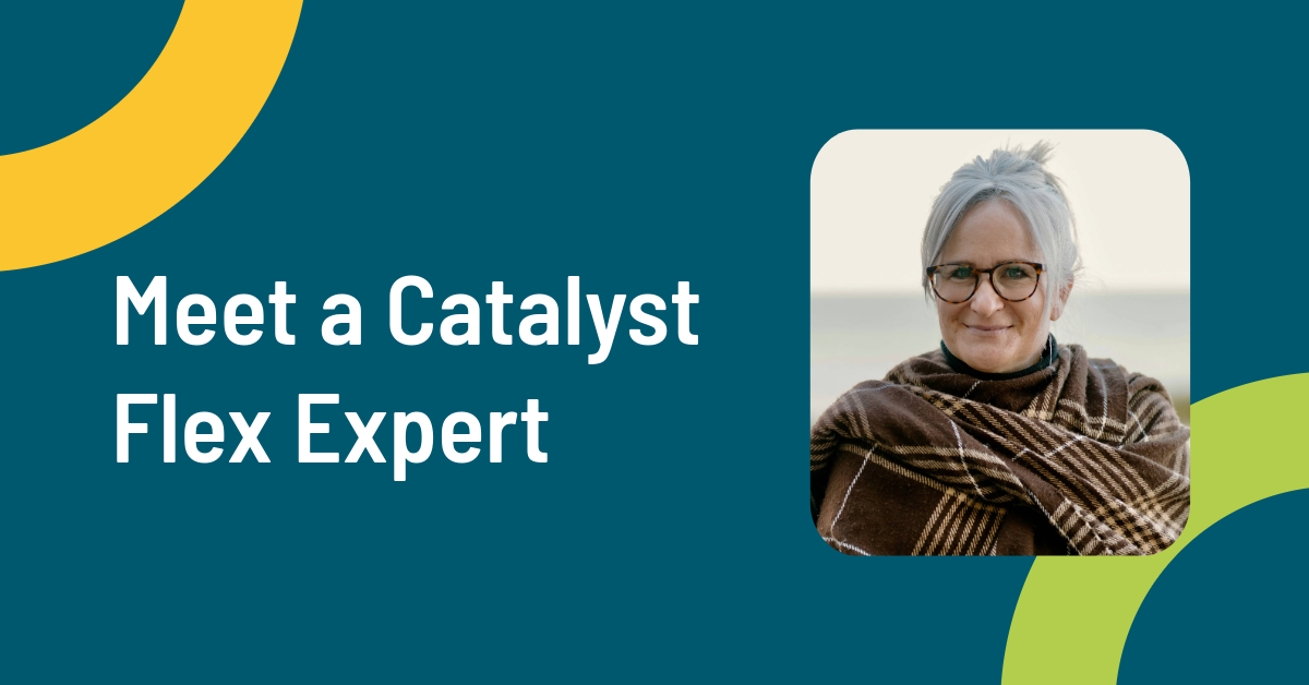 Meet a Catalyst Flex Expert graphic with a headshot of Ann Marie Cisneros.