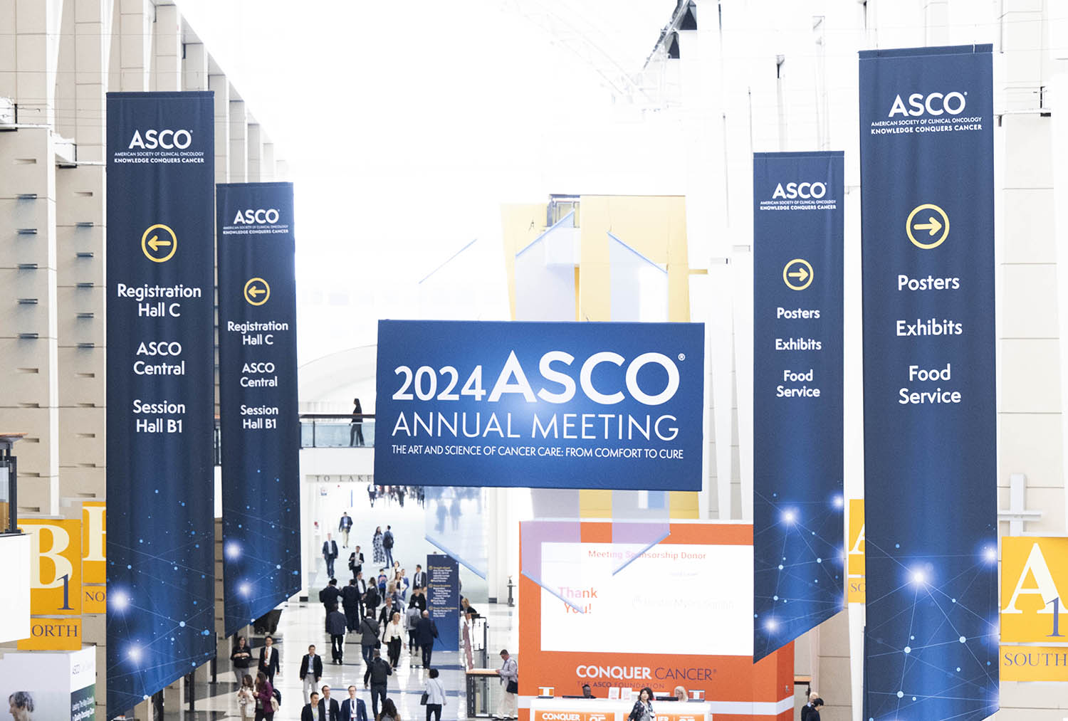 Hallway at 2024 ASCO, McCormick Place, Chicago