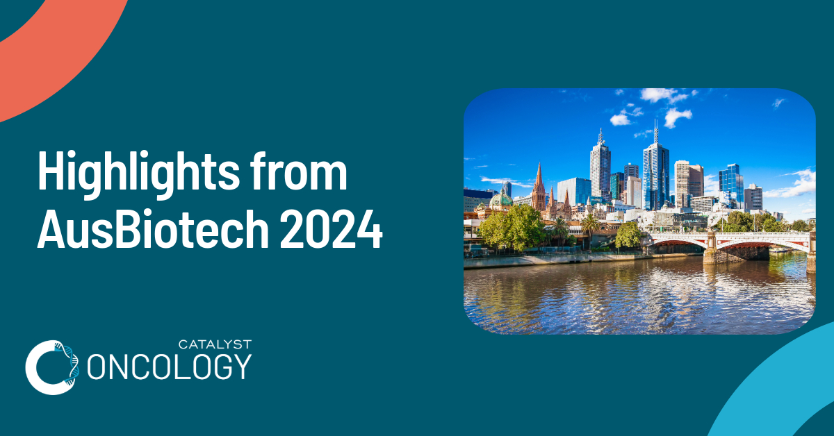 Graphic with Highlights from AusBiotech 2024